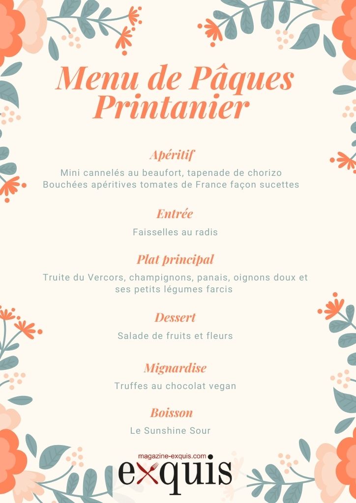 Des idées de menus de Pâques pour régaler vos convives